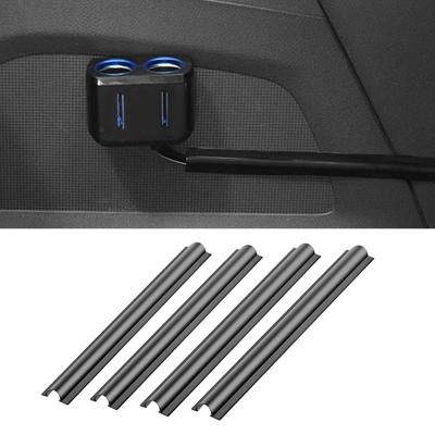 4 Pcs/set Car Interior Cable Line Sleeve Protector Universal Hidden Wire Cover Clips Data Cable Organizer Clamp