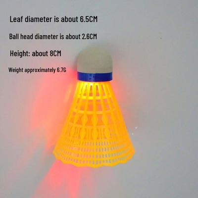 Luminous LED Badminton Shuttlecocks (8-Pack)