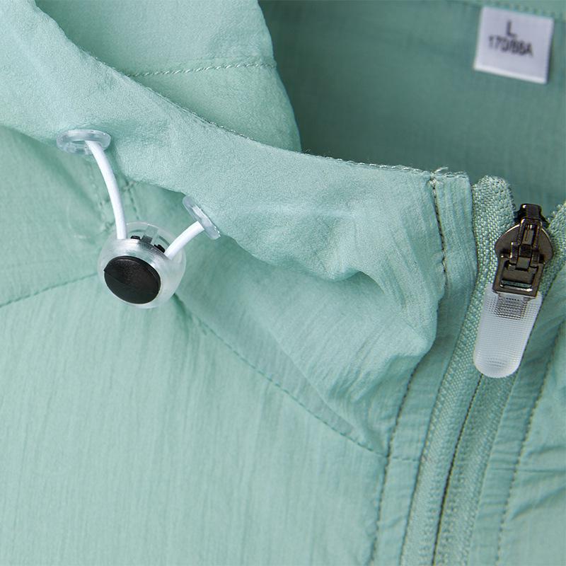 Men's Lightweight Breathable Sun Protection Jacket - Summer Loose Fit, Cool, Pure Color, Plus Size