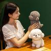 Frise Bichon Realistic Stuffed Dog Plush Toy  Poodle Doll Soft Gift Birthday