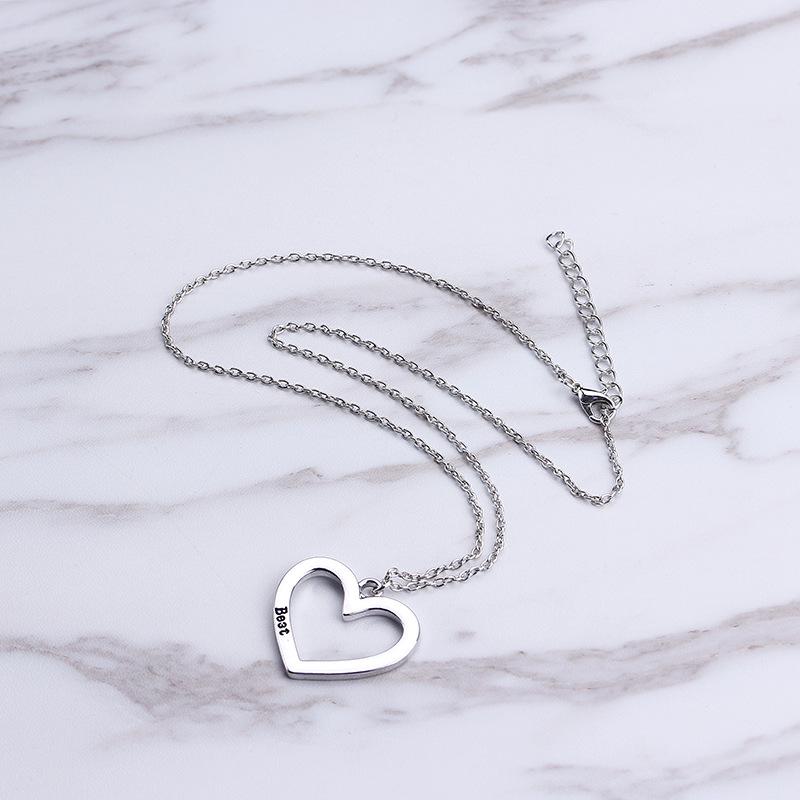 "Heart-to-Heart Best Friends Necklace Set"