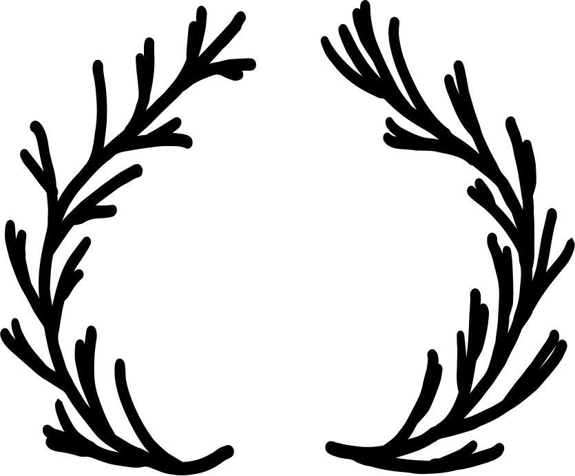 Printtoo Diary Card Leaf Wreath Pattern Square Wooden Rubber Stamp Brown Block-2 X 2