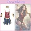Wonder Woman Cosplay Costume For With Pu Leather Fantasy Role Play Halloween Attire
