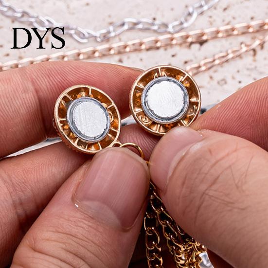Clothing Adjustment Accessory Magnetic Clips for Pants Sleeve Hem, Multi-Function Fabric T-shirt Hem Clip Holder with Chain, Detachable Strong Magnet
