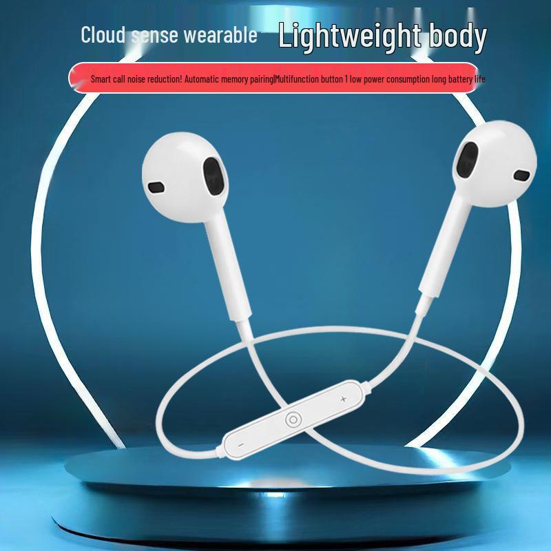 S6 Sports Wireless Bluetooth Earbuds with Heavy Bass for Apple & Android