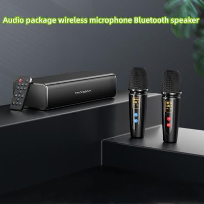 50W Home Desktop KTV Audio Set Drahtlose Fernbedienung Dual Mikrofon Tragbare Bluetooth Lautsprecher Subwoofer Karaoke Maschine