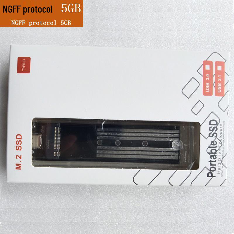 Transparent USB 3.1 M.2 NGFF SSD Enclosure