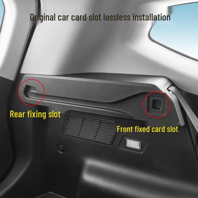 Fits Chery Tiggo 7 PLUS 21-26: Retractable Trunk Sunshade & Partition Board