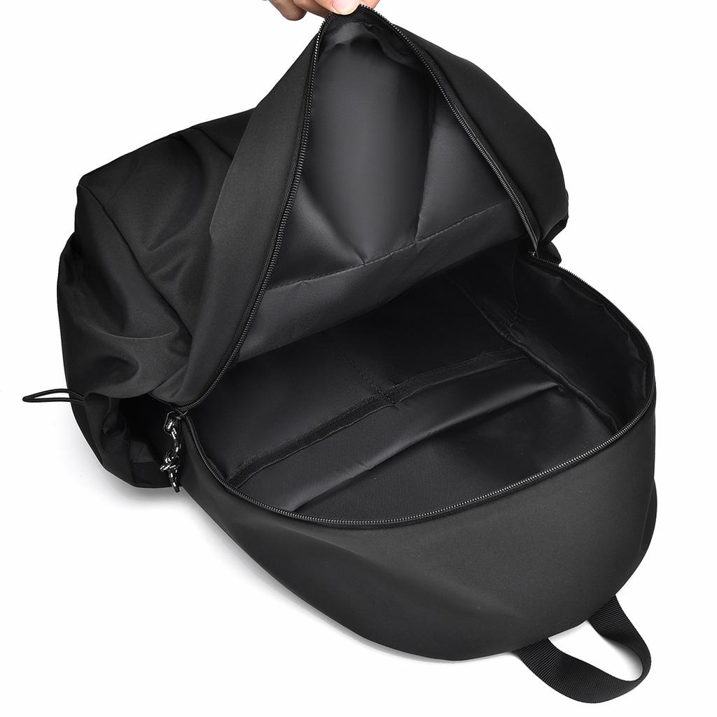 New Simple and Fashionable Student Schoolbag Large Capacity Lightweight Travel Backpack Trendy Commuter Versatile Backpack