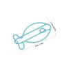 NUOBESTY Paper Set of x x Animal Document Stationery Fish-Shaped Clips, Metal, 30, 1.18 0.67 0.08 inches, Blue, Design, Organizer, Office, School,