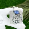 Friendship Day Deal Sterling Silver Pear Sodalite Stone Bezel Wife Boho Pendant