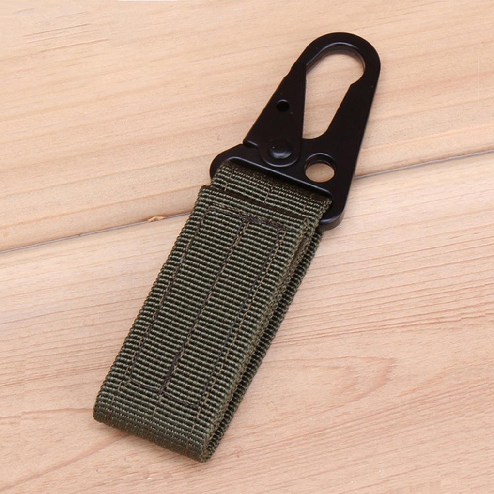 Belt Carabiner Key Chain Portable Detachable Dual Layer Heavy Duty Replacement Sticker Type Stylish Outside Keyring