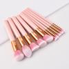 Stroke of Beauty - Makeup Brush with Pink Wooden Handle / Set of 10