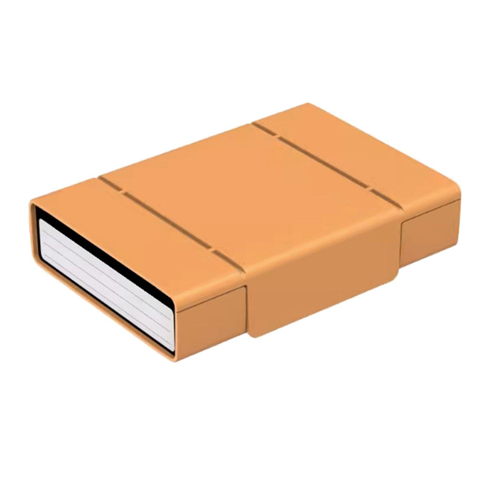 

Чехол для жесткого диска 3,5-дюймовый чехол для хранения жесткого диска антистатический ударопрочный внешний чехол для переноски жесткого диска замена оранжевый