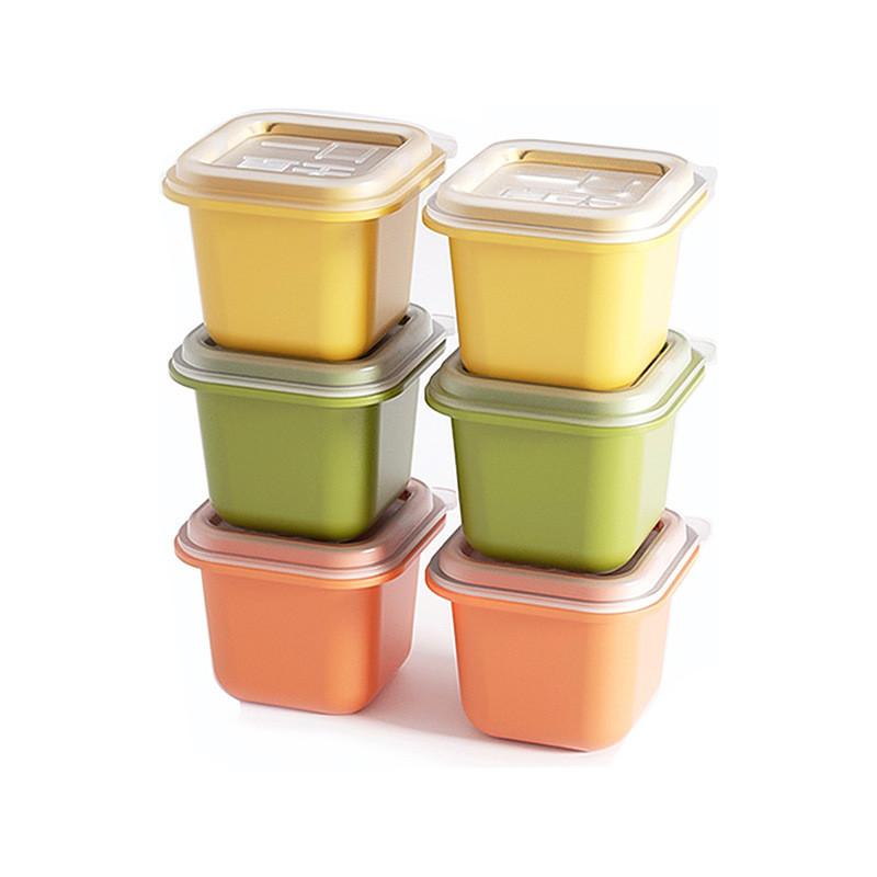 Ice Cube Tray Food Storage Container With Easy Release For Home Use