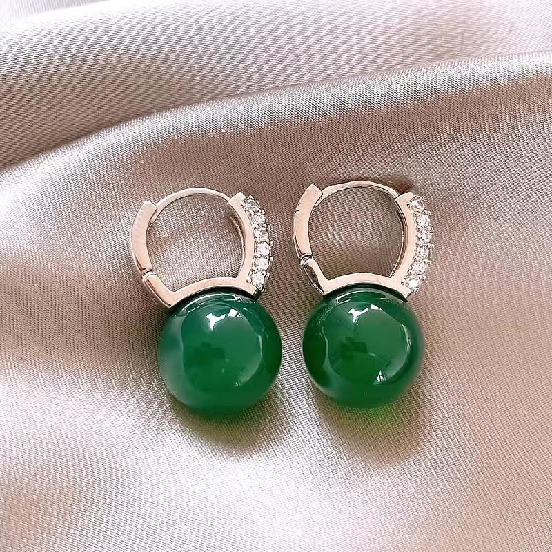 Korean Style S925 Silver Pearl Stud Earrings for Women - Simple, Elegant, and High-End