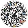 50 Cute Cartoon Panda Stickers: Waterproof DIY Scrapbook & Notebook Decorations for Kids