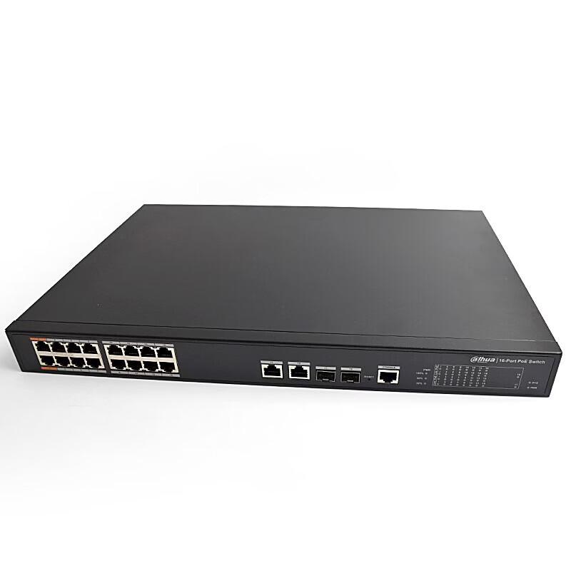 Dahua 16-Port Gigabit PoE Industrial Network Switch CN plug (adapter included)