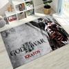 Tappeto Classici God of War Kratos Gioco 3A Tappeto per Giocatori per Camera da Letto Soggiorno Divano Casa Zerbino Decorazione, Tappetino Antiscivolo Grande per Giochi per Bambini