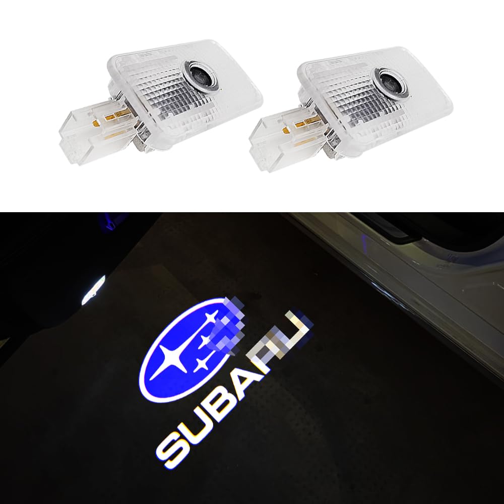 New Subaru Forester LED Courtesy Door Welcome Logo Projection Courtesy Set of 2 for the 6th Generation Forester (6th Generation) Lights, Lights,