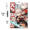 Anime Style Acrylic Clipboard and File Folder with Thickened Writing Pad