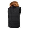 The New Smart Heating Vest Hat Can Be Detached and Charged To Heat Outdoor Thermal Vest for Men and Women