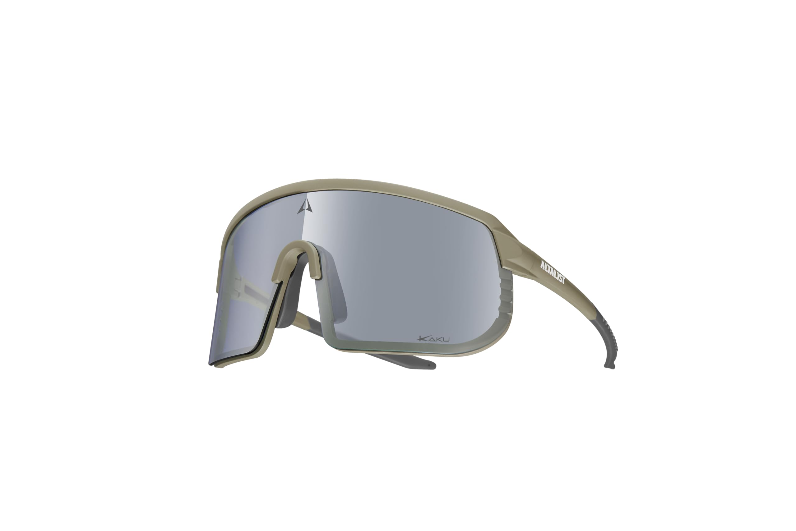 

ALTALIST KAKU SP2 Photochromic Lenses Green Silver Mirror (Olive Frame, Lens)