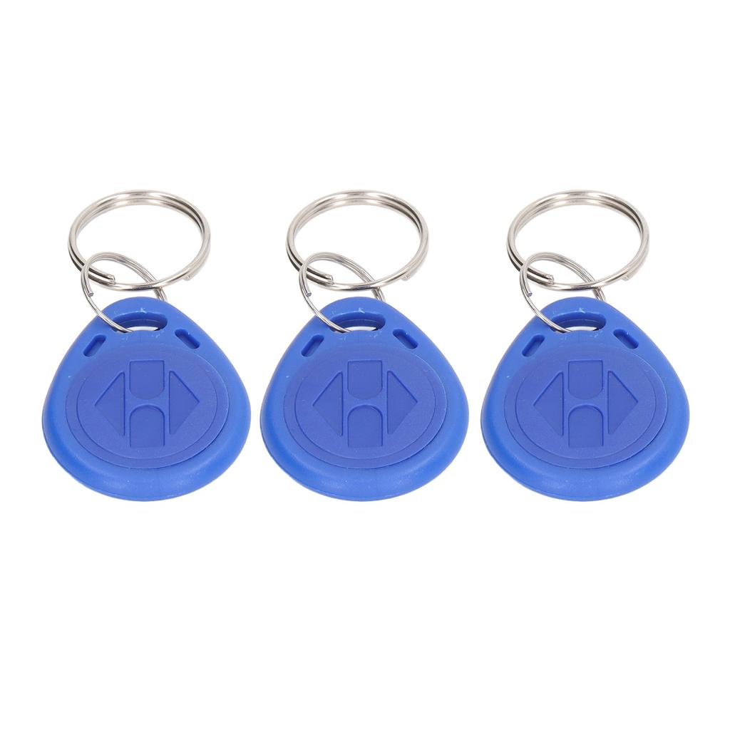 100 Pieces RFID Key Fob Keychain Readable Door Access Control Token Tags for Residential Apartment