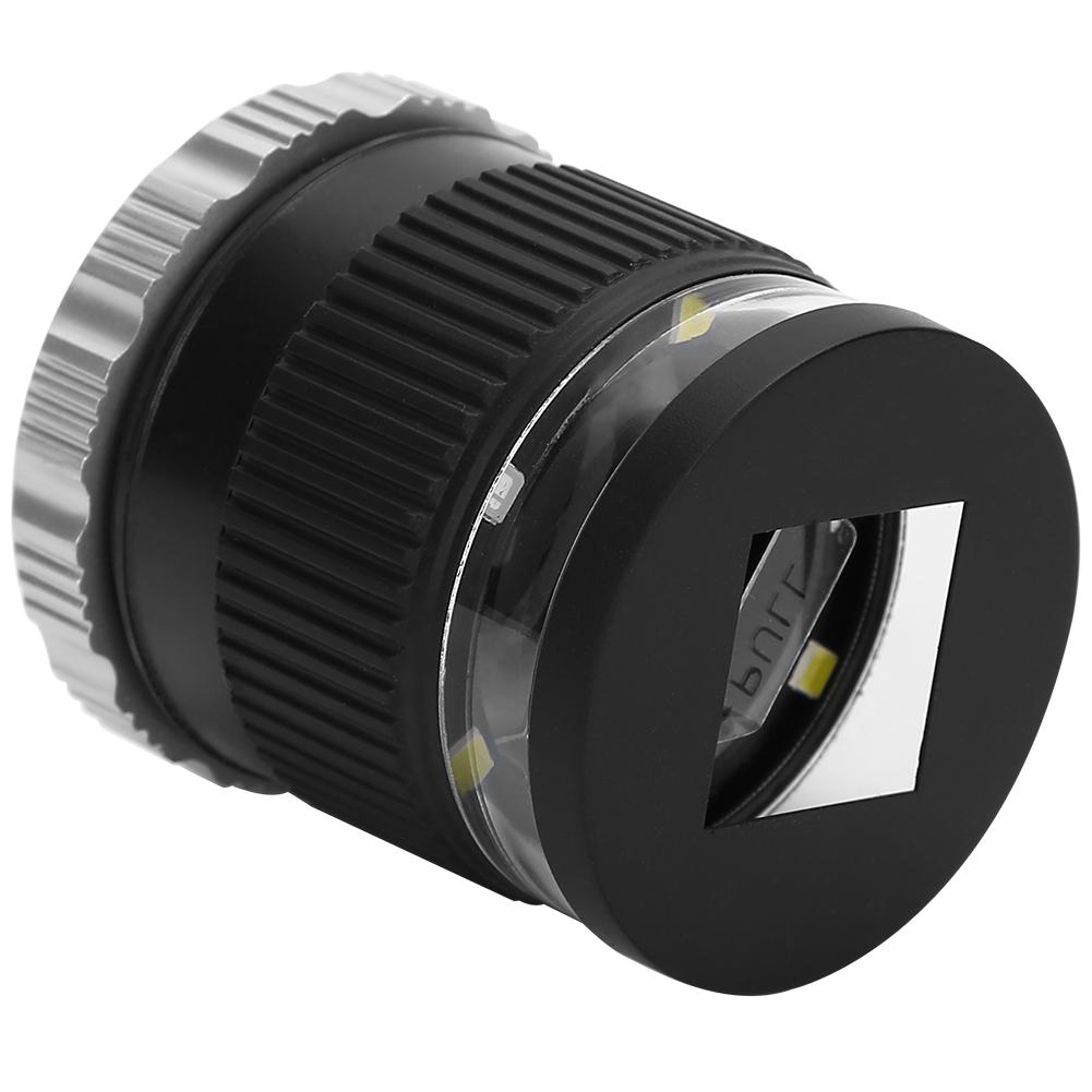 Optisk förstoringsglas Cylindrisk skala 30X Zoom Smyckeslupp med LED-lampor UV-lampa