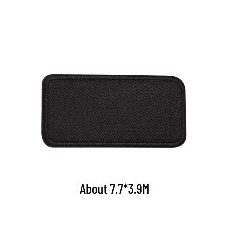 Black Self-Adhesive Embroidery Patch for DIY Clothes Repair and Decoration