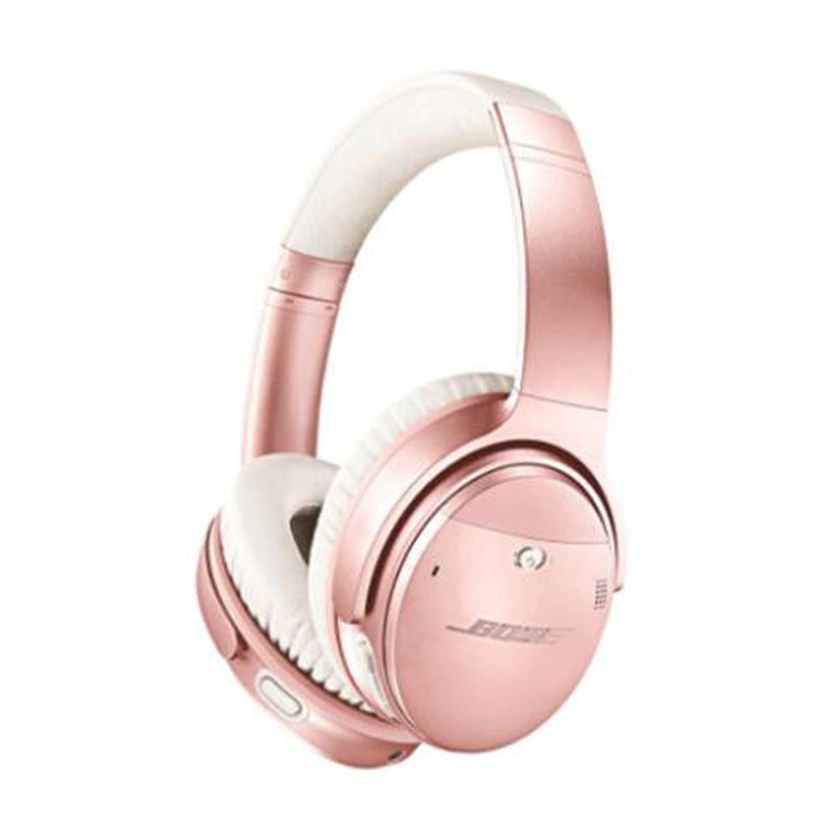 

Бездротові Bluetooth-навушники QC35, з шумозаглушенням, з голосовим керуванням Alexa One Size рожевий