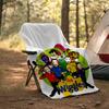 The Wiggles Theme Printed Blanket - Perfect for Couch, Bed, Travel & Outdoor Use | Machine Washable, Cozy & Durable.