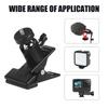 High Strength Adjustable Clamp Holder For Cameras Smartphones And Lights Featuring 360 Rotation And to 42mm Grip
