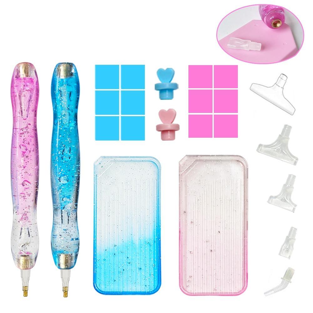 with Multifunctional Tips Diamond Painting Pen DIY Craft Replacement Pen Heads 5D Diamond Painting Tool Embroidery with Stopper