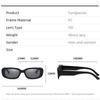 Fashion 16 Colors Rectangle UV400 Sunglasses Men Women Fashion Small Frame Sun Glasses Eyewear Retro Eye Protection Outdoor Goggles