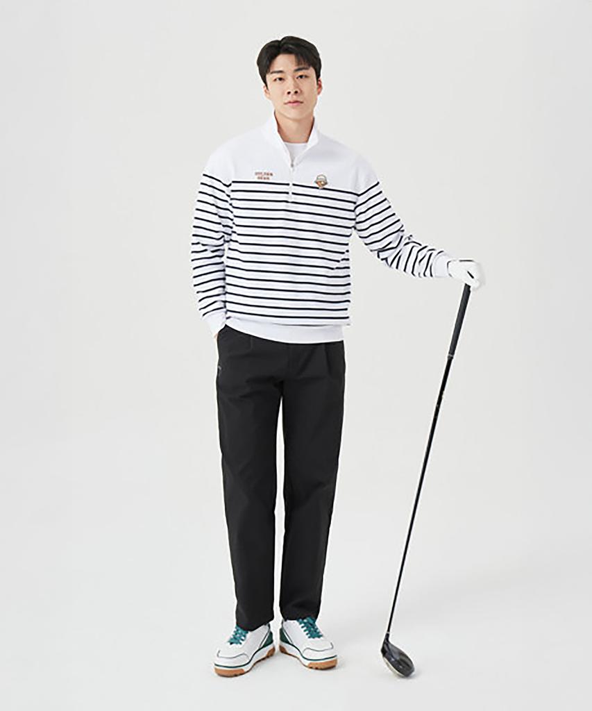 Goldeunbeeo (M) Tucked Straight Fit Pants G4Pam26121Bkx