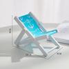 Wooden Beach Chair Ornament Mediterranean Style Mobile Phone Holder Home Room Creative Decoration Jewelry Props