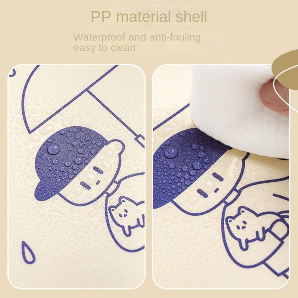 PP Document Storage Pouch Large Capacity Data Storage Bag Vertical Folder  School Office Supplies