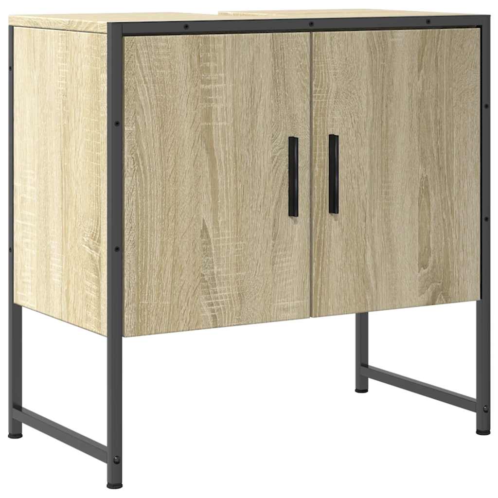 Vidaxl Waschbeckenunterschrank, Sonoma-Eiche, 60X33X60 Cm