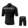 MAAP Radsport Anzug Set Rennrad Oberteil Schnelltrocknend Atmungsaktiv Kurzarm Trägerhose