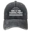 Net Hat Cycling Casual Breathable Sun Hat Letter Washed Denim Baseball Cap