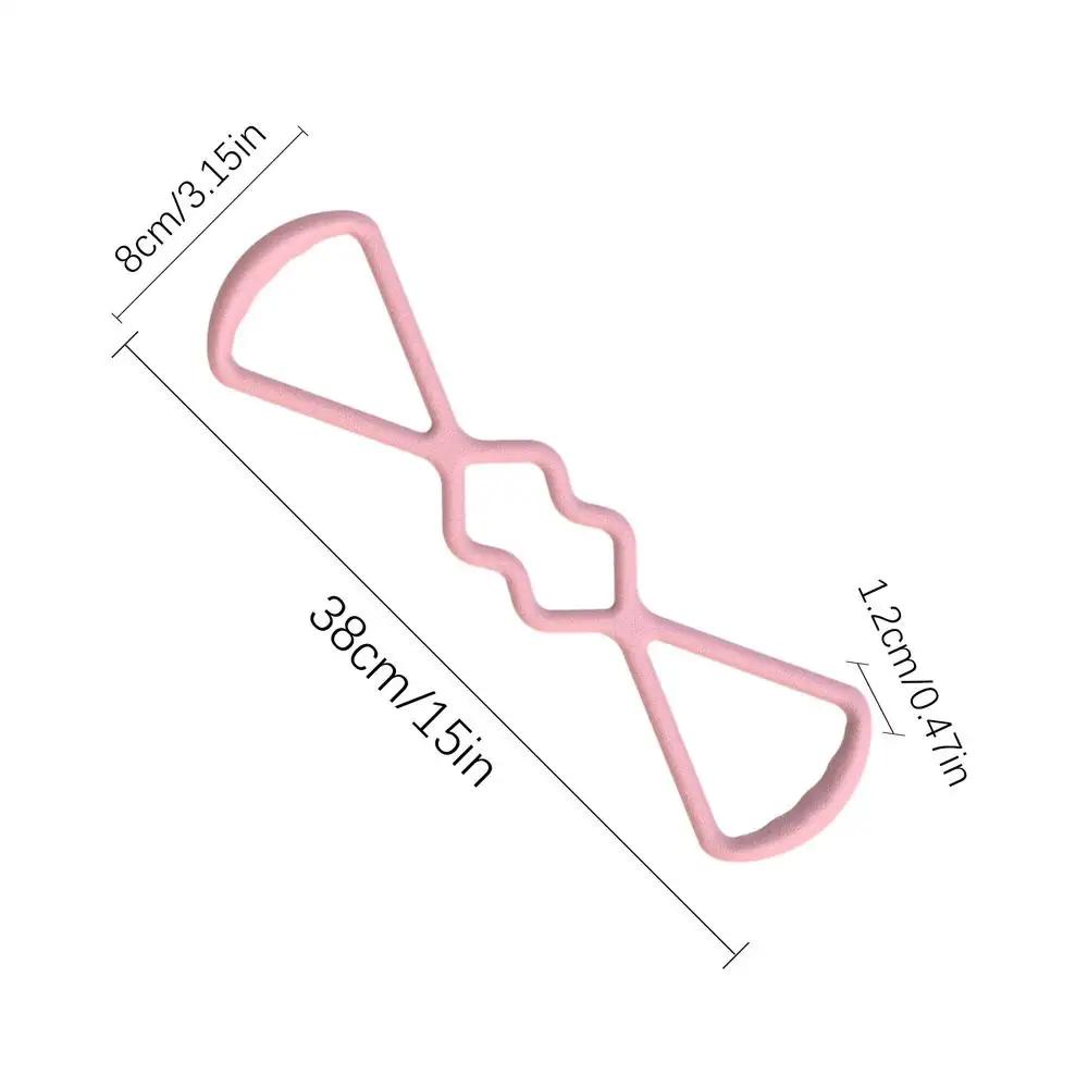 Resistance Bands For Back Exercise Figure 8 Back Exercise Band Muscle Building Non-Slip Equipment Pulling Rope For Gym Pilates