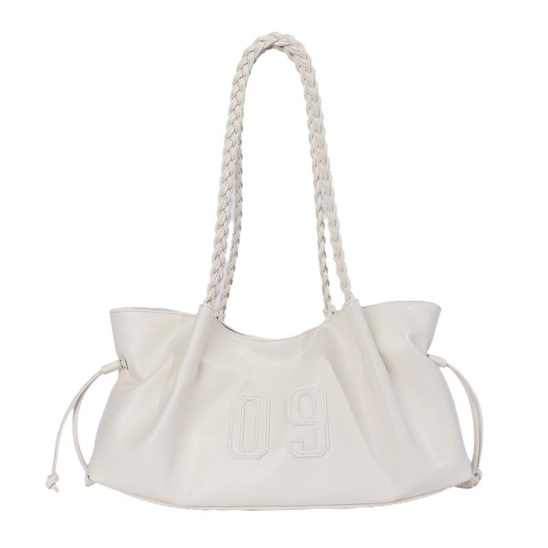 Simple Lady Casual Shoulder Bag with Large Capacity Underarm Tote Bag