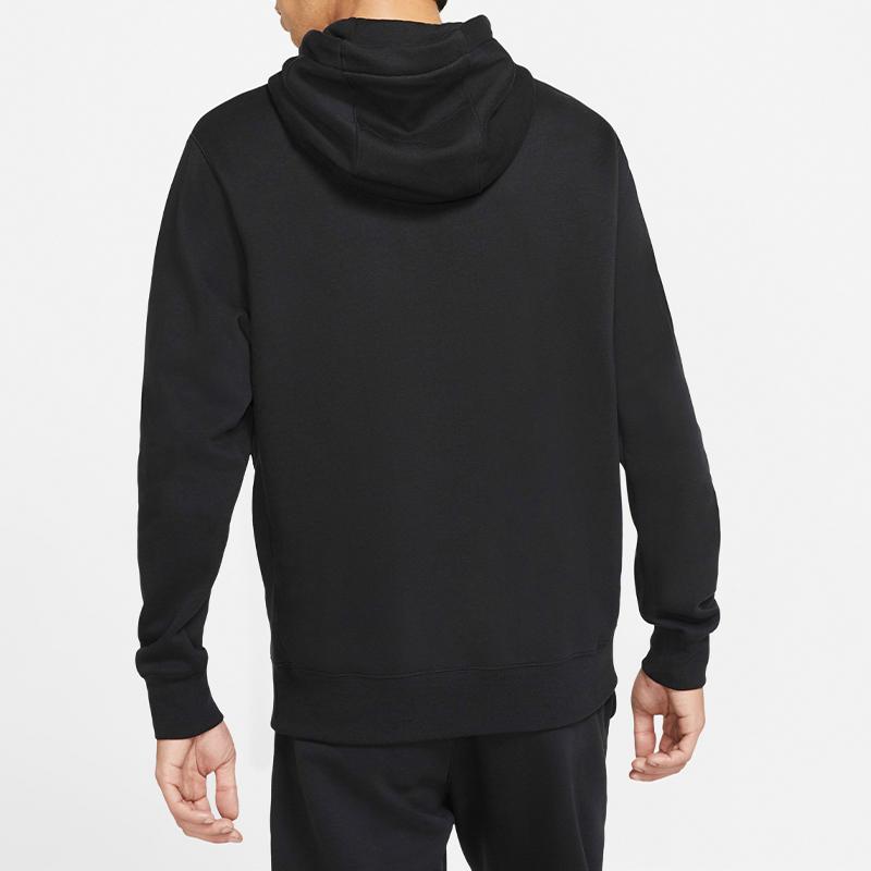 Nike Fleece-Lined Warm Pullover Hoodie Men Tops Black CU4374-010