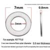Thick Galvanized Round Iron Flat Washer (M14/M18/M10)