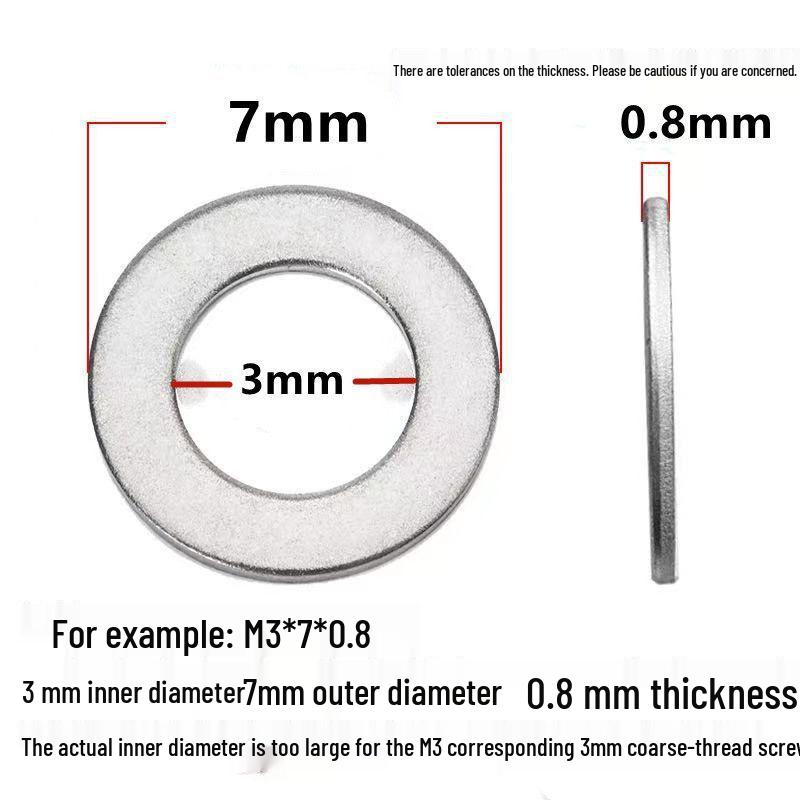 Thick Galvanized Round Iron Flat Washer (M14/M18/M10)