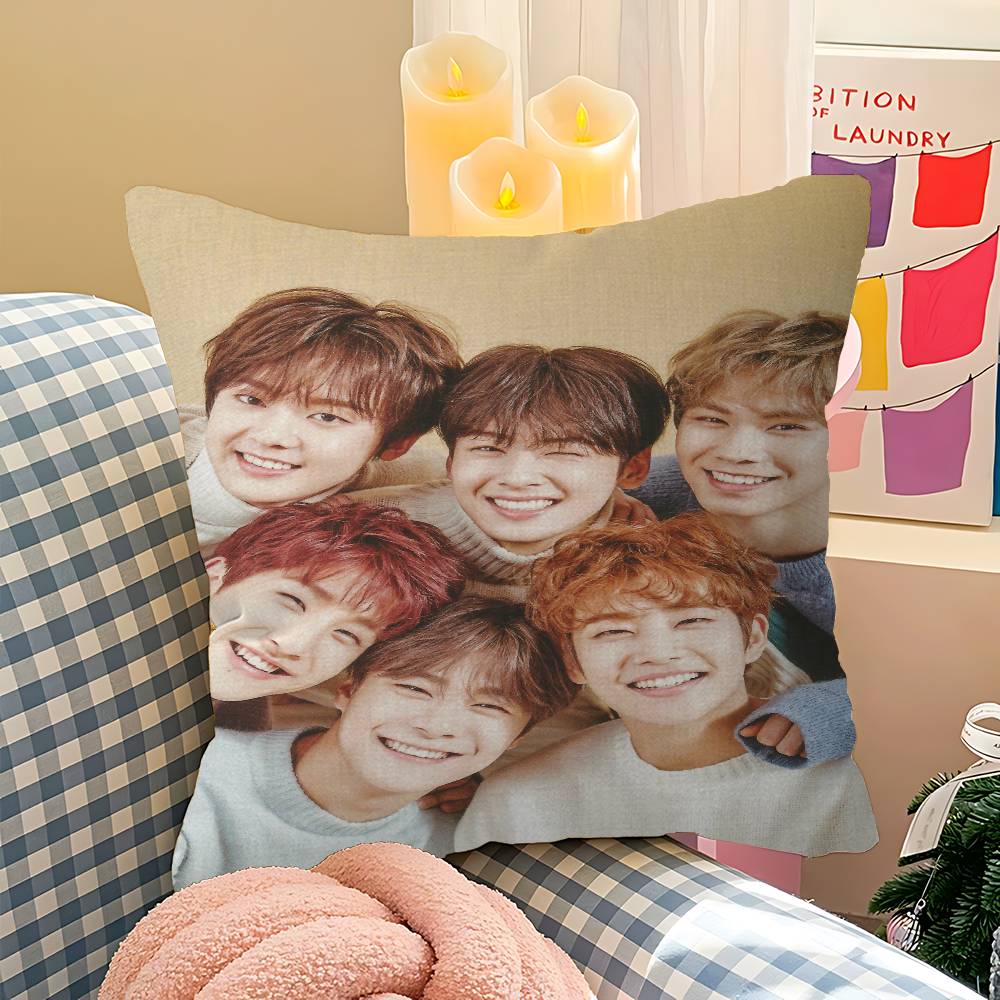 

Korean Star A-ASTRO Pillow Anime Pillow Sofa Bed Head Pillow Cover Cushion Cover 45x45 Cm Fashion 12x12Inch