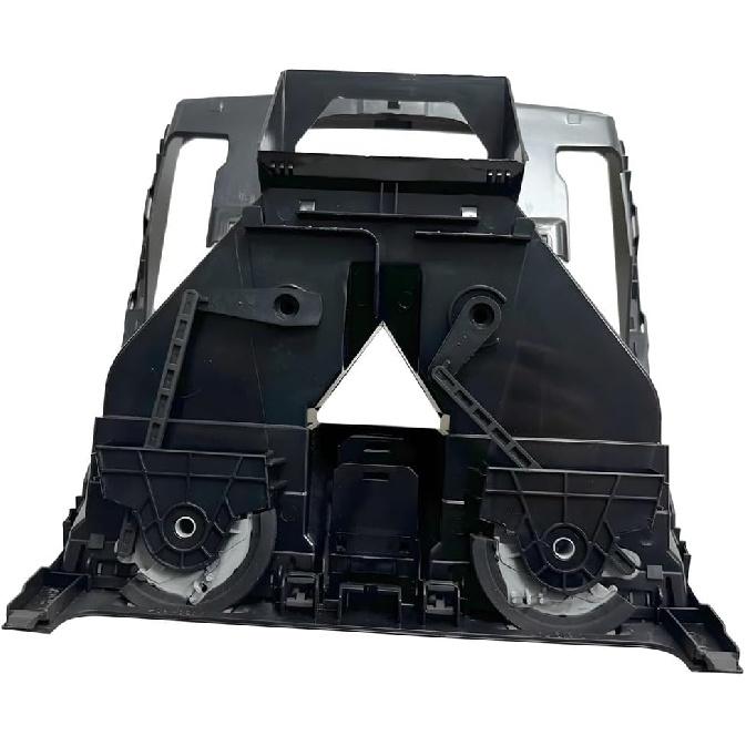 1PCS Car AC Air Vent Outlet Grill Compatible for VW Golf 5 GTI R32 Rabbit 2004-2009 Jetta A5 MK5 GLI 2006-2011(Middle-with Hole)