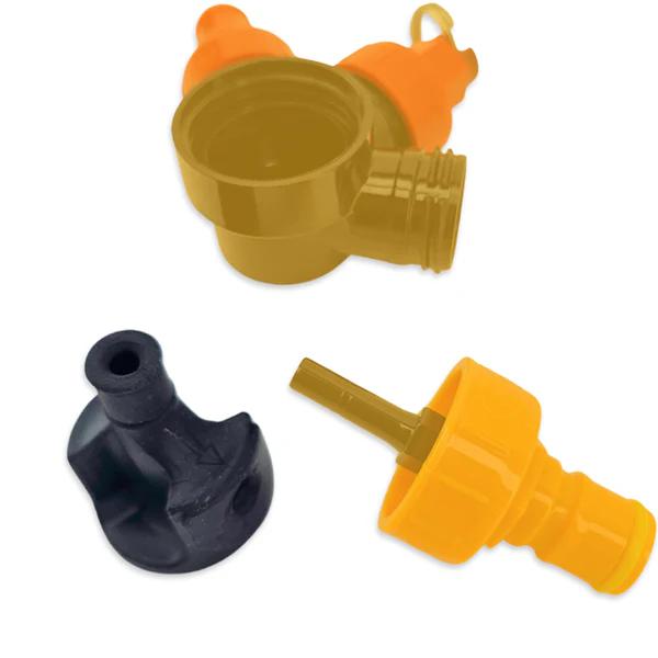 kegland PCO38 Gen2 Black Elbow Cap Insert - Dip Tube To Carbonation Cap Joiner Home Brewing