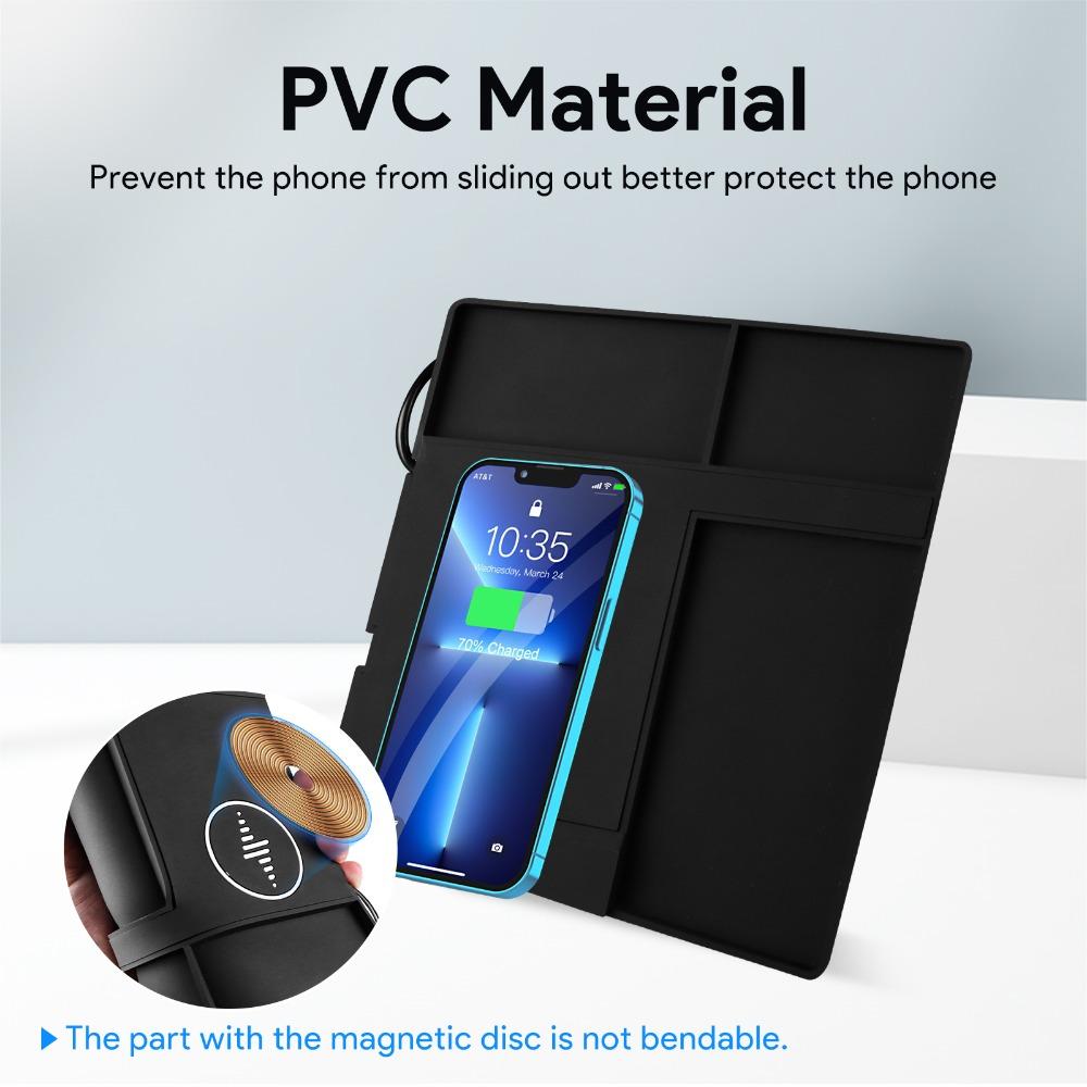 Car Wireless Charger Pad Stable Fast Charging For Hyundai Elantra Sel Center Console Storage Box Trim Decoration Accessories